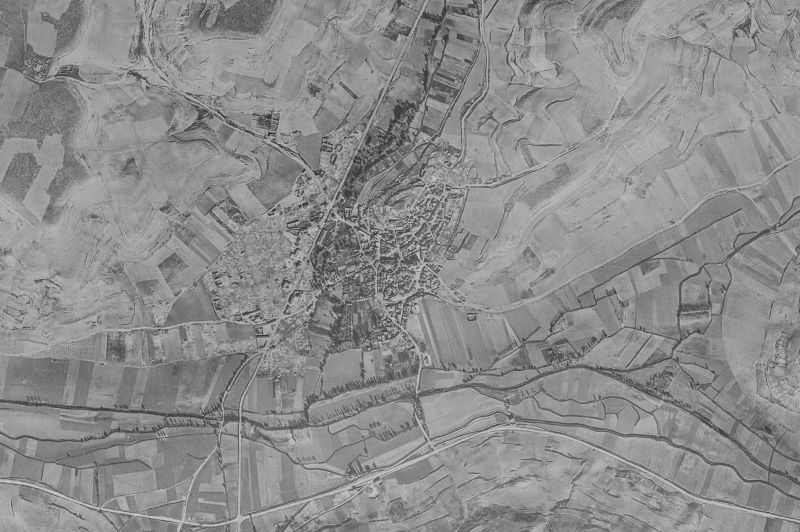 Ortofoto de 1956-1957 del núcleo de Torresandino
