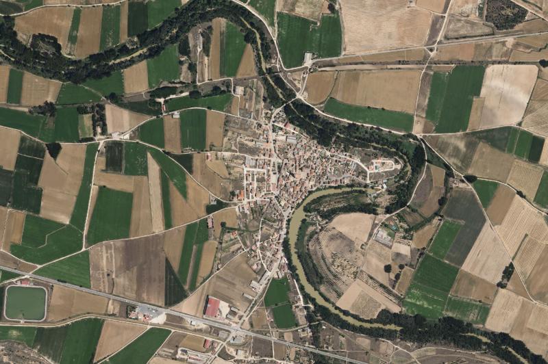 Ortofoto actual del núcleo de Vadocondes