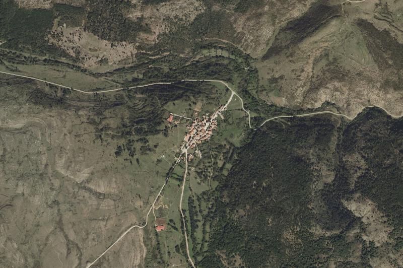 Ortofoto actual del núcleo de Valle de Valdelaguna