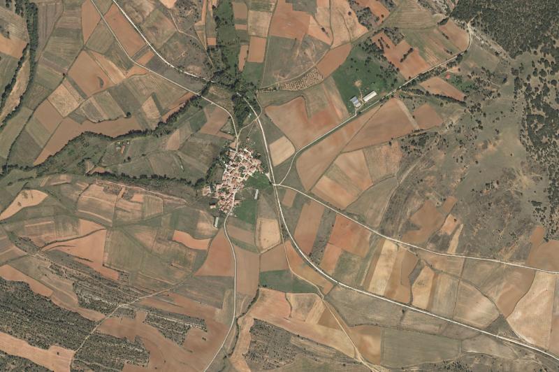 Ortofoto actual del núcleo de Villaespasa