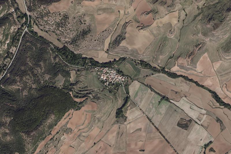 Ortofoto actual del núcleo de Villagalijo