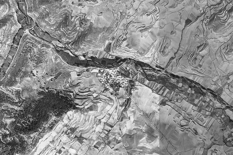 Ortofoto de 1956-1957 del núcleo de Villagalijo
