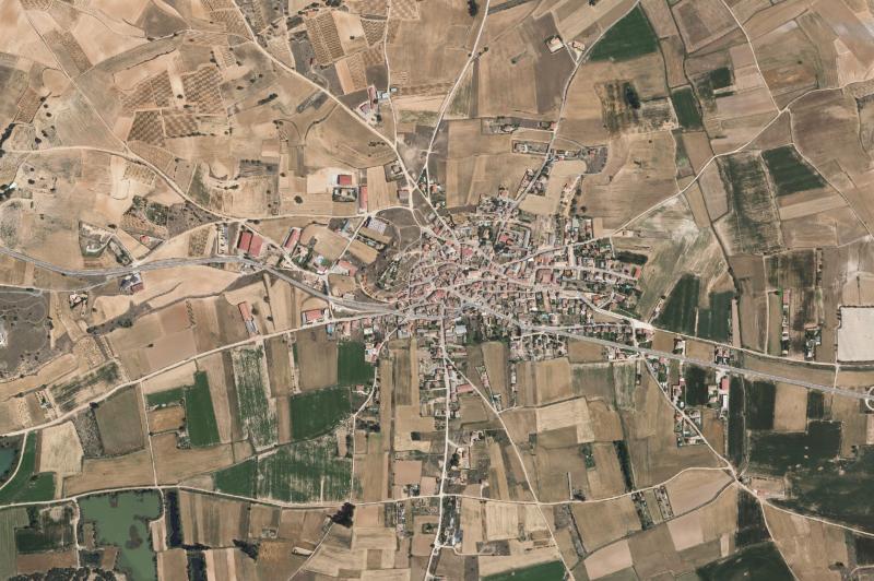 Ortofoto actual del núcleo de Villalba de Duero