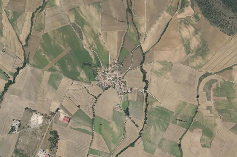 Ortofoto actual del núcleo de Villanueva de Teba