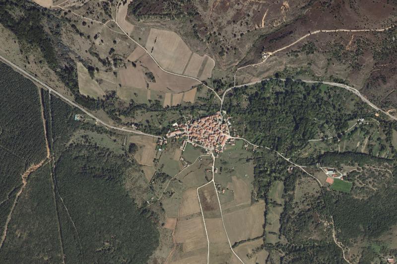 Ortofoto actual del núcleo de Villasur de Herreros