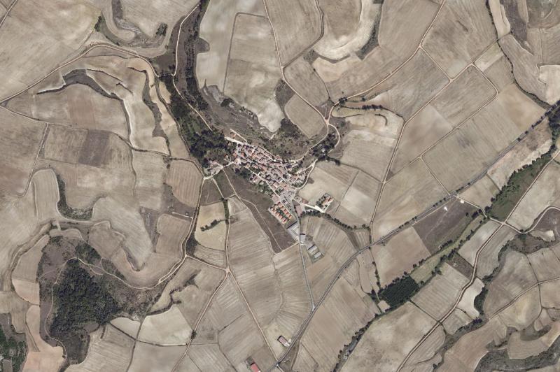 Ortofoto actual del núcleo de Villayerno Morquillas