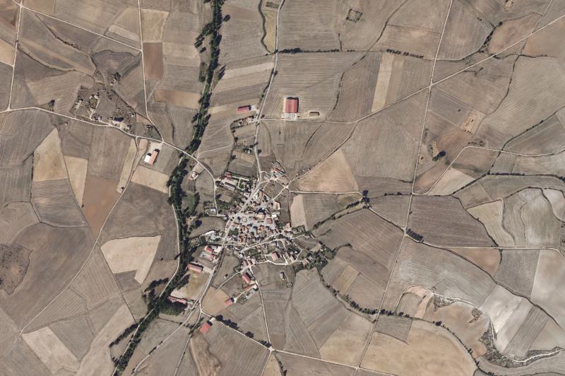 Ortofoto actual del núcleo de Villegas