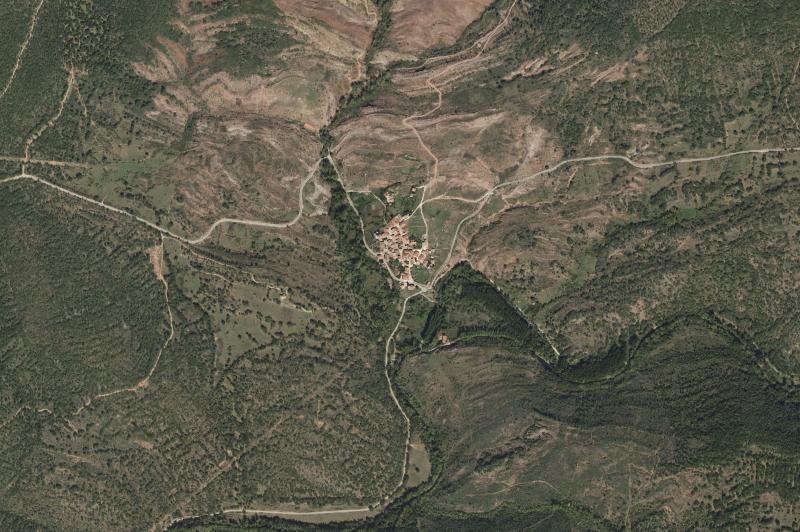 Ortofoto actual del núcleo de Vizcaínos