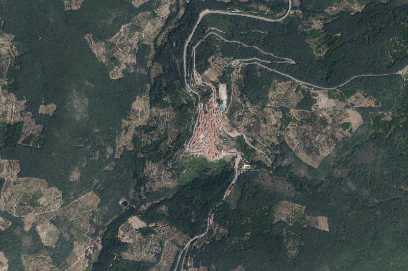 Ortofoto actual del núcleo de Barrado