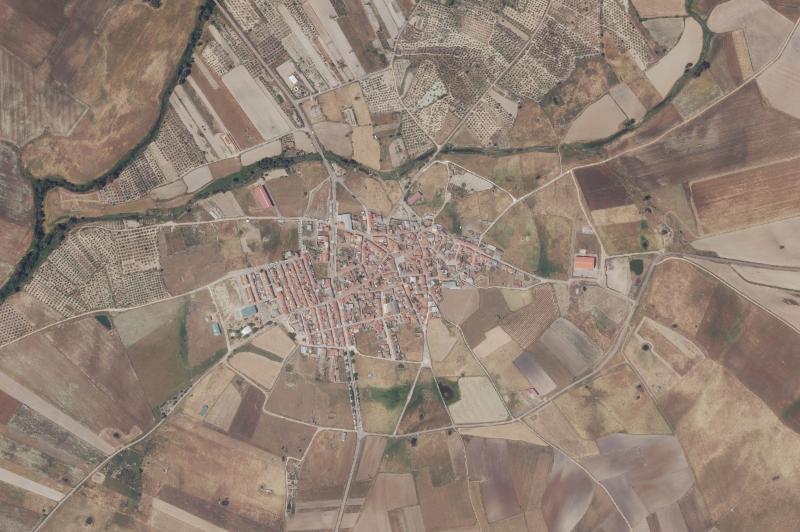 Ortofoto actual del núcleo de Campo Lugar