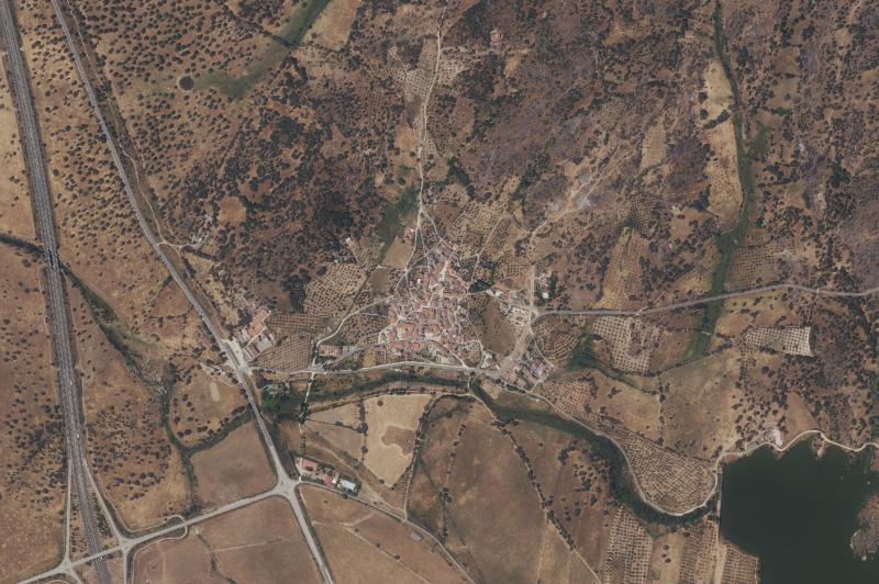 Ortofoto actual del núcleo de Casas de Don Antonio