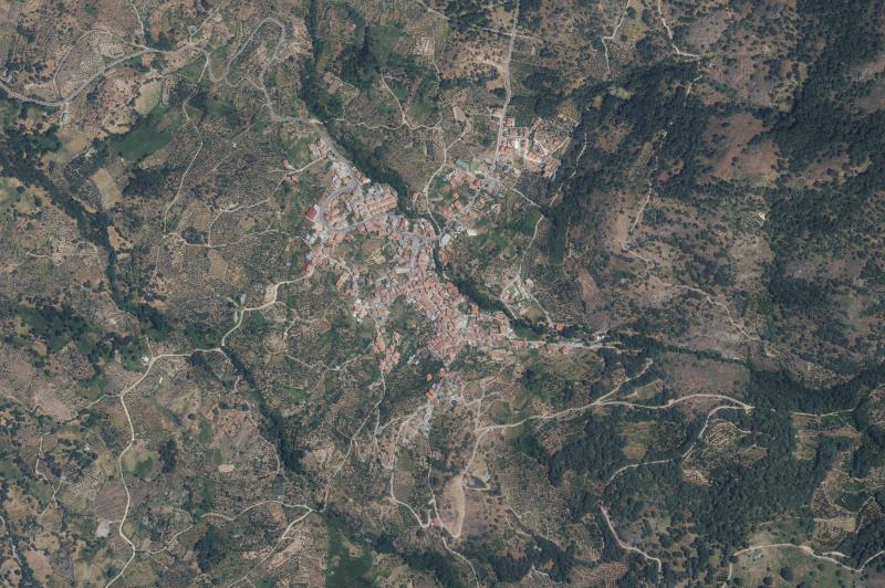 Ortofoto actual del núcleo de Casas del Monte