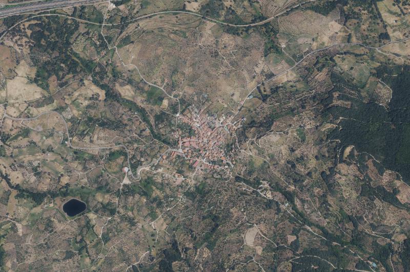 Ortofoto actual del núcleo de Gargantilla
