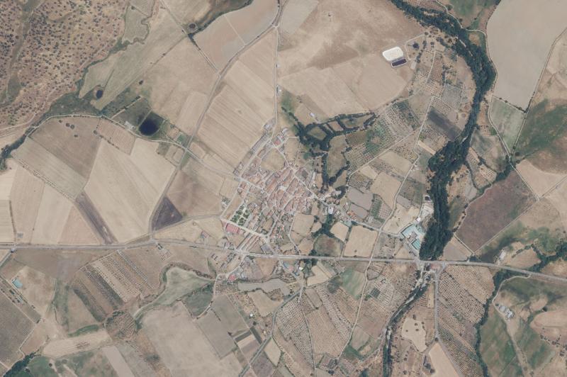 Ortofoto actual del núcleo de La Granja