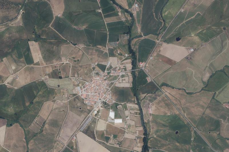 Ortofoto actual del núcleo de Morcillo