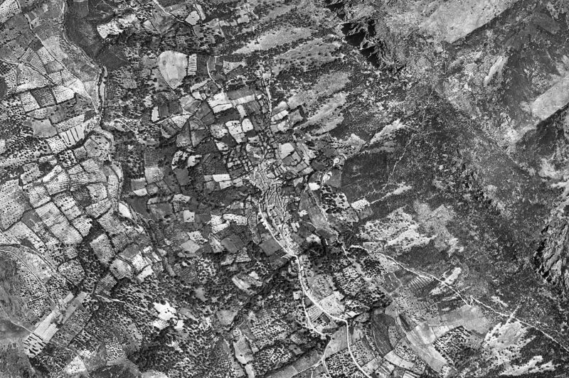 Ortofoto de 1956-1957 del núcleo de Navezuelas