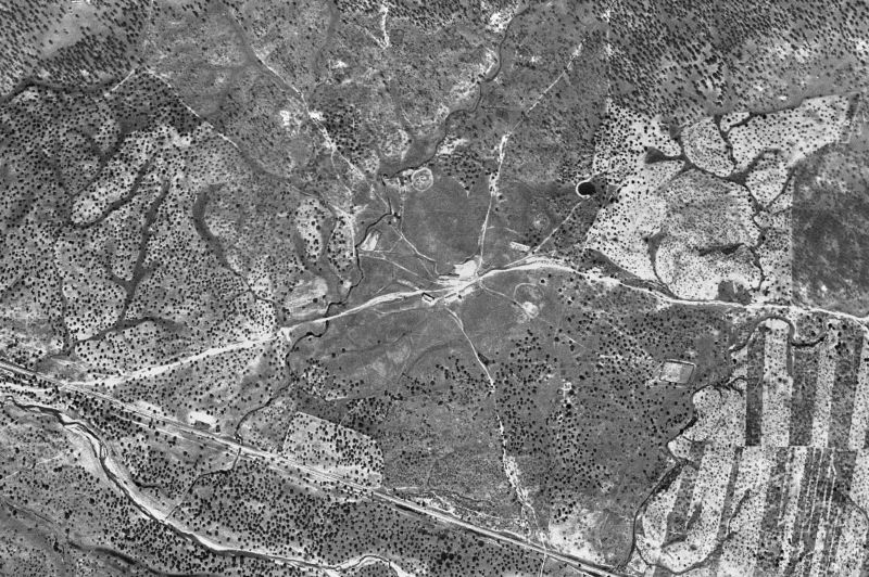 Ortofoto de 1956-1957 del núcleo de Toril