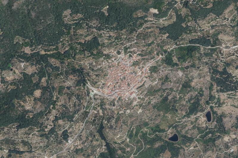 Ortofoto actual del núcleo de El Torno