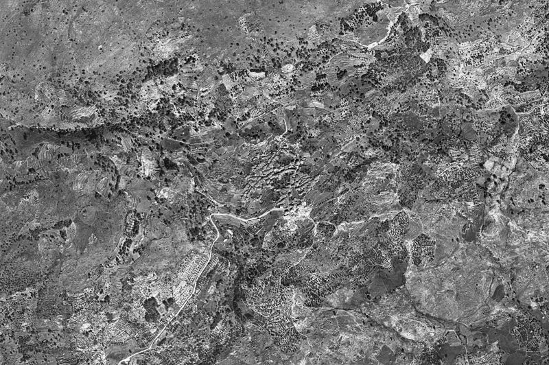 Ortofoto de 1956-1957 del núcleo de El Torno