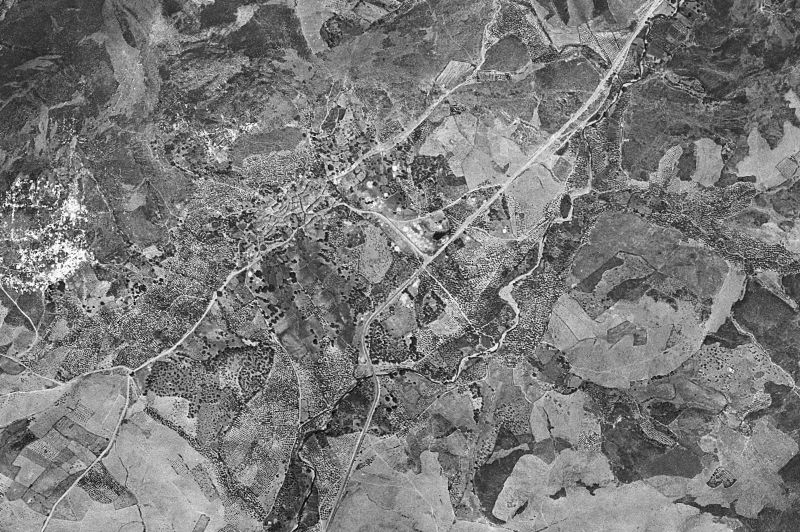 Ortofoto de 1956-1957 del núcleo de Torrecilla de los Ángeles