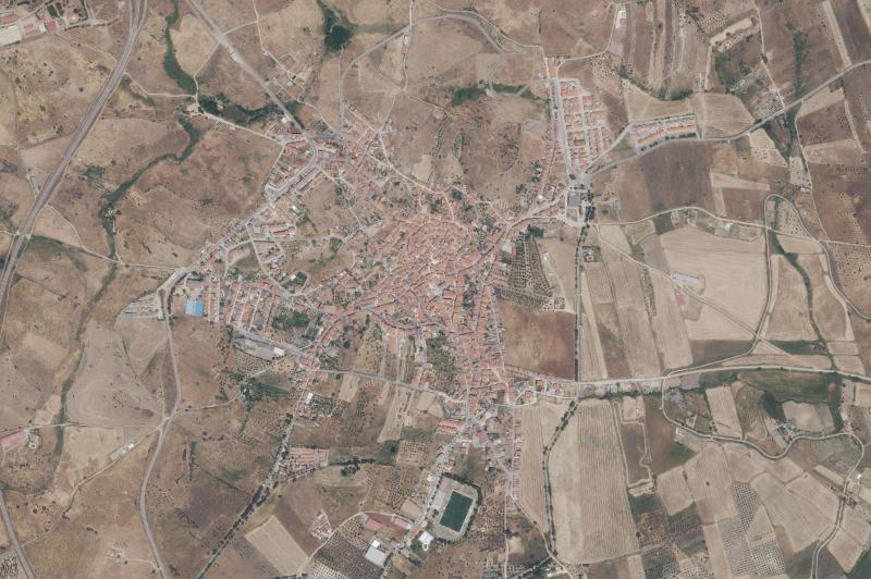 Ortofoto actual del núcleo de Torrejoncillo