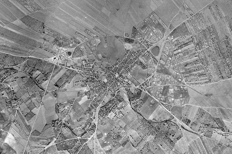 Ortofoto de 1956-1957 del núcleo de Torremocha