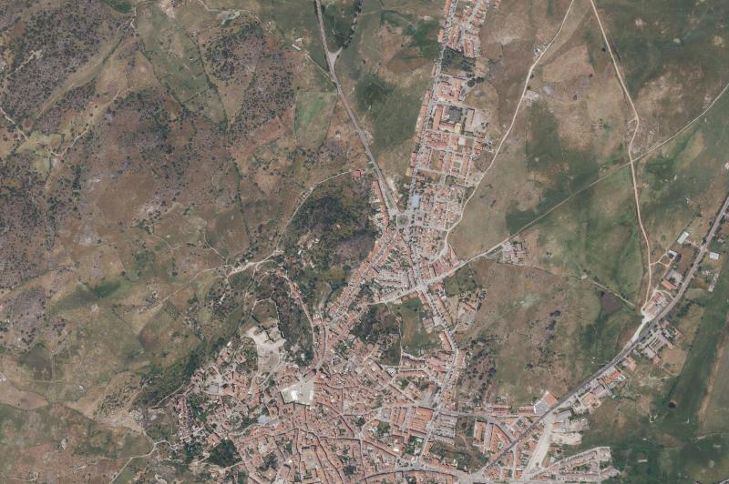 Ortofoto actual del núcleo de Trujillo
