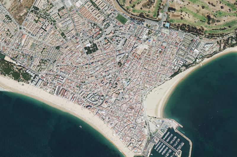 Ortofoto actual del núcleo de Rota