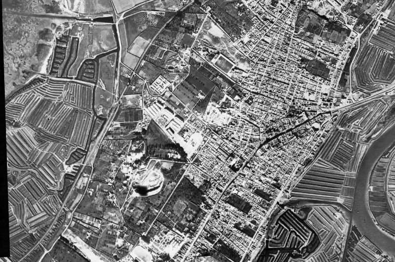Ortofoto de 1956-1957 del núcleo de San Fernando