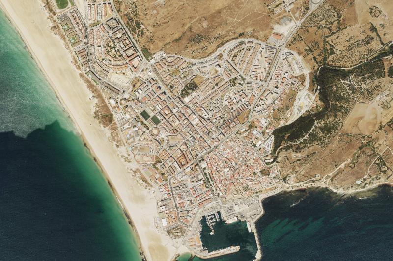 Ortofoto actual del núcleo de Tarifa