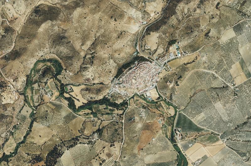 Ortofoto actual del núcleo de Torre Alháquime