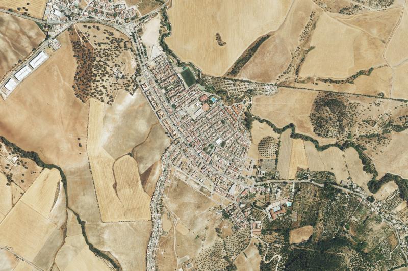 Ortofoto actual del núcleo de San José del Valle