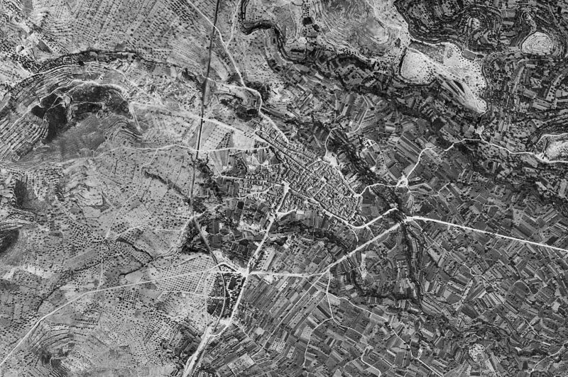 Ortofoto de 1956-1957 del núcleo de Altura
