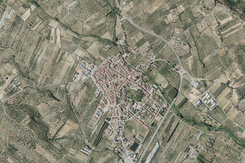 Ortofoto actual del núcleo de Sant Mateu