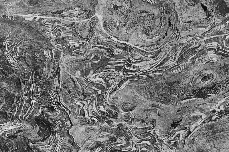 Ortofoto de 1956-1957 del núcleo de Sierra Engarcerán