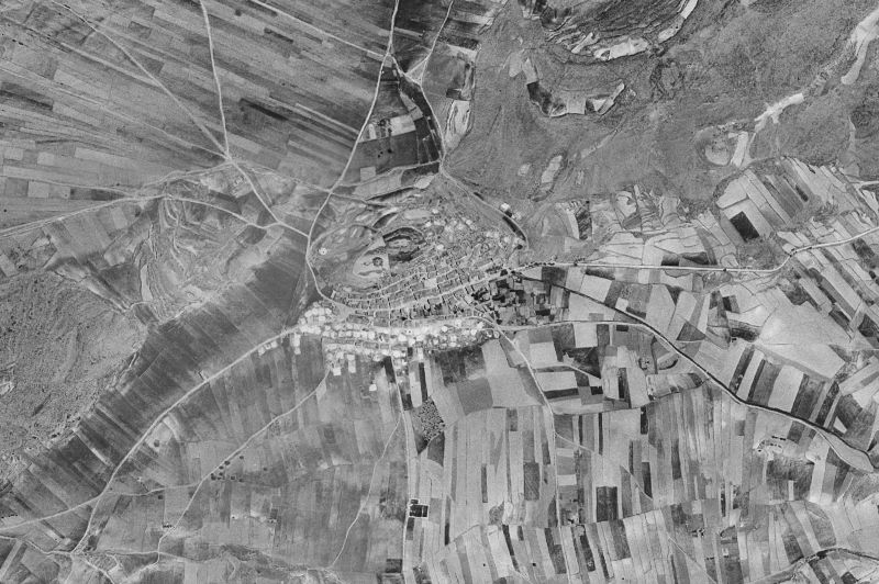 Ortofoto de 1956-1957 del núcleo de El Toro