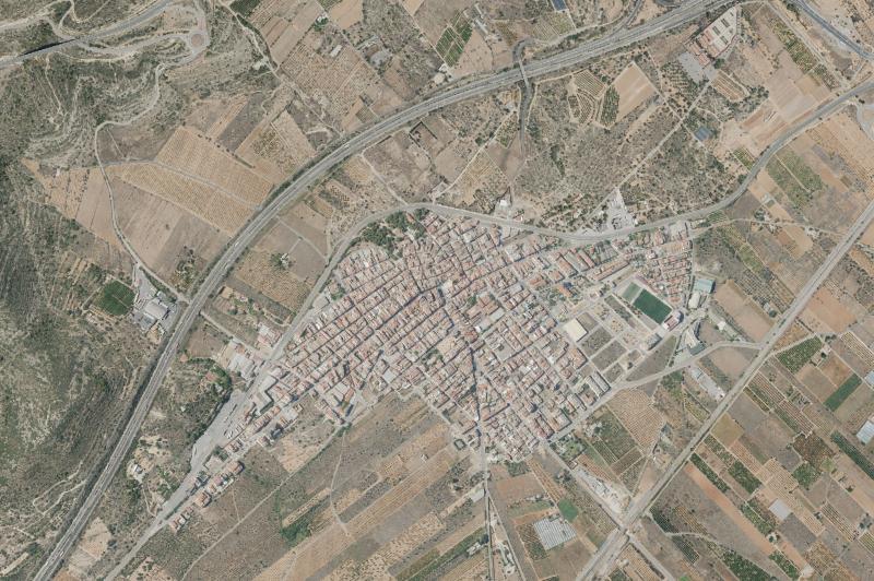 Ortofoto actual del núcleo de Torreblanca