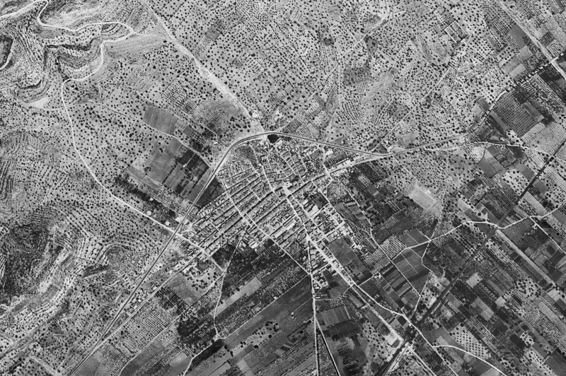 Ortofoto de 1956-1957 del núcleo de Torreblanca