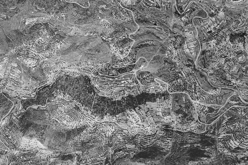 Ortofoto de 1956-1957 del núcleo de Les Useres/Useras