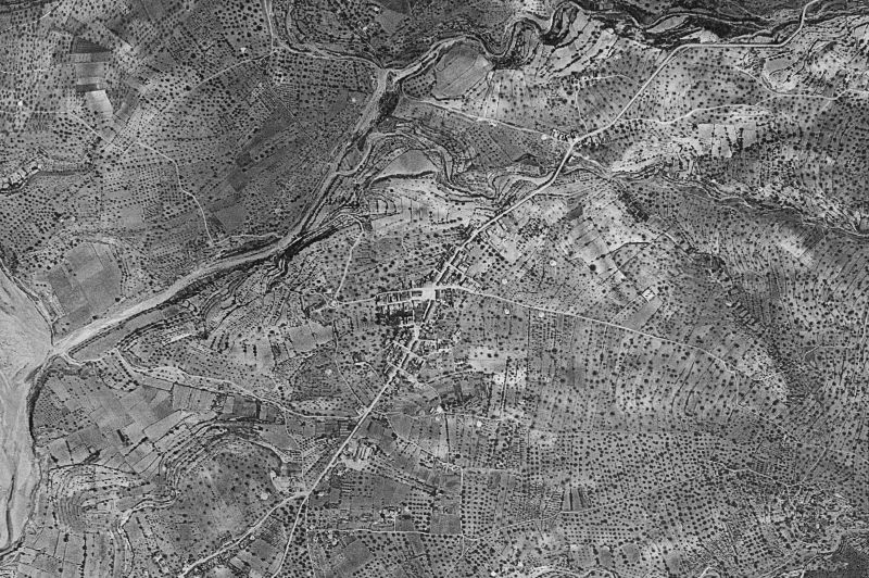 Ortofoto de 1956-1957 del núcleo de Sant Joan de Moró
