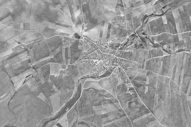 Ortofoto de 1956-1957 del núcleo de Abenójar