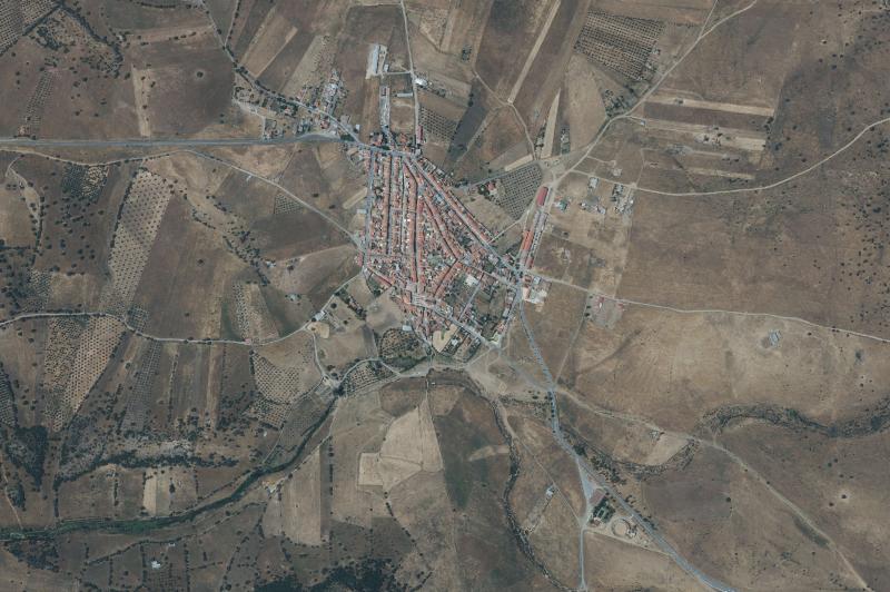 Ortofoto actual del núcleo de Alamillo