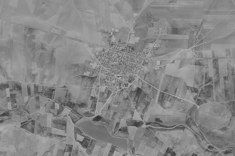 Ortofoto de 1956-1957 del núcleo de Alcubillas