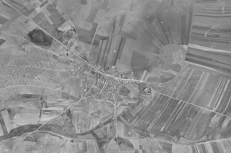 Ortofoto de 1956-1957 del núcleo de Cabezarados