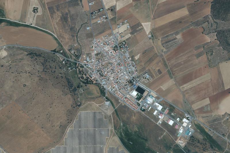 Ortofoto actual del núcleo de Picón