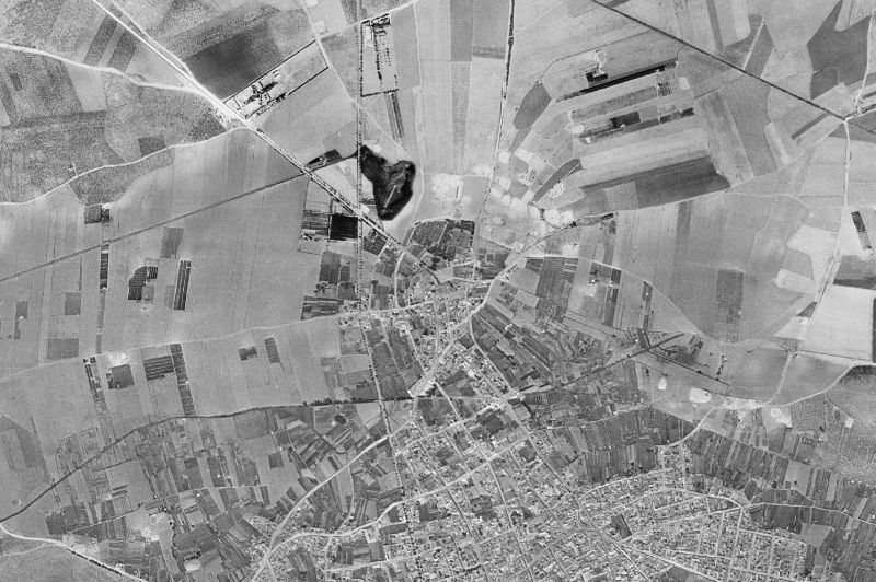 Ortofoto de 1956-1957 del núcleo de Socuéllamos