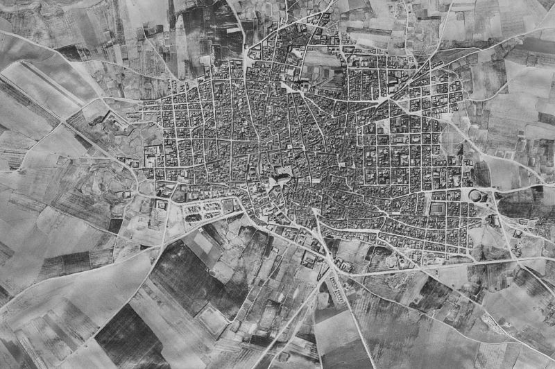 Ortofoto de 1956-1957 del núcleo de La Solana