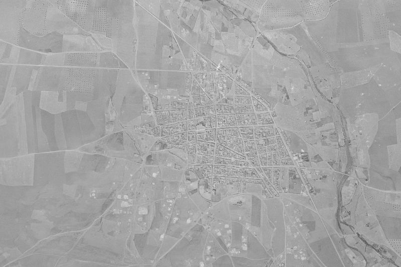 Ortofoto de 1956-1957 del núcleo de Torrenueva