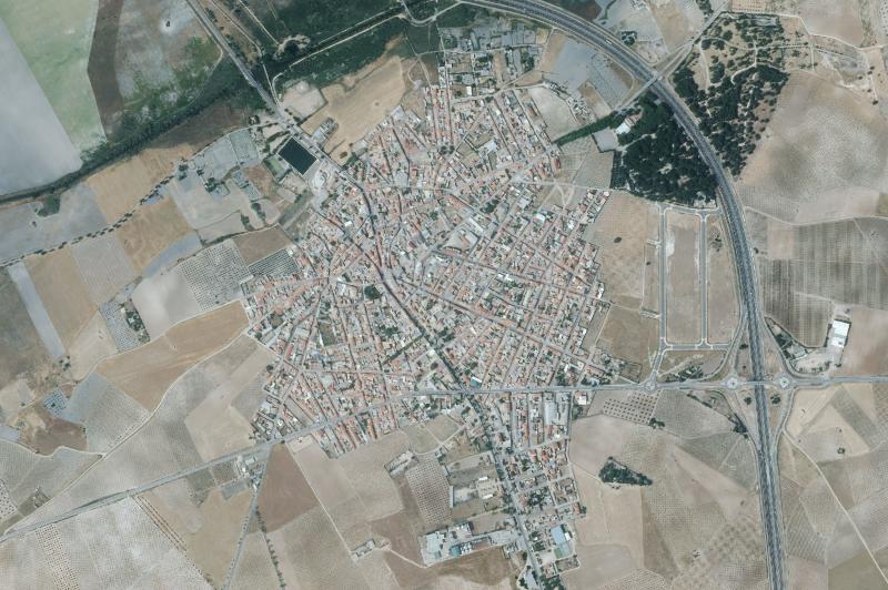 Ortofoto actual del núcleo de Villarta de San Juan