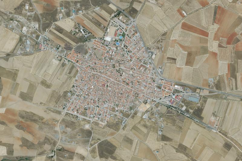 Ortofoto actual del núcleo de Viso del Marqués